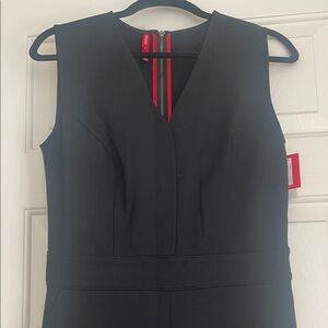 Spanx NWT Perfect Sleeveless Jumpsuit M Brand New with Tags black wide leg